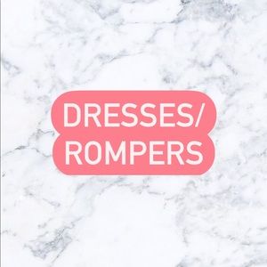 Dresses and Rompers Available!